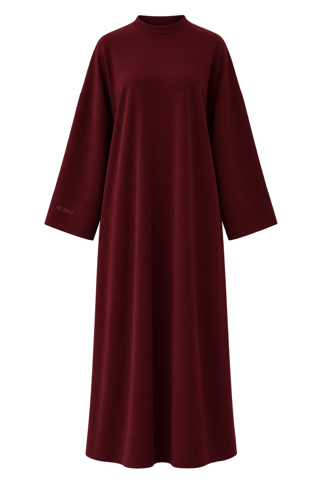 Sukoon Oversized Shirt Dress - Merlot